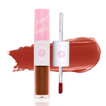 Combo 2 Son Kem Lì 2 Đầu LEMONADE 01 Sugar + 05 Tea Perfect Couple Lip